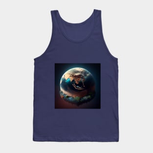 blue earth and sky Tank Top